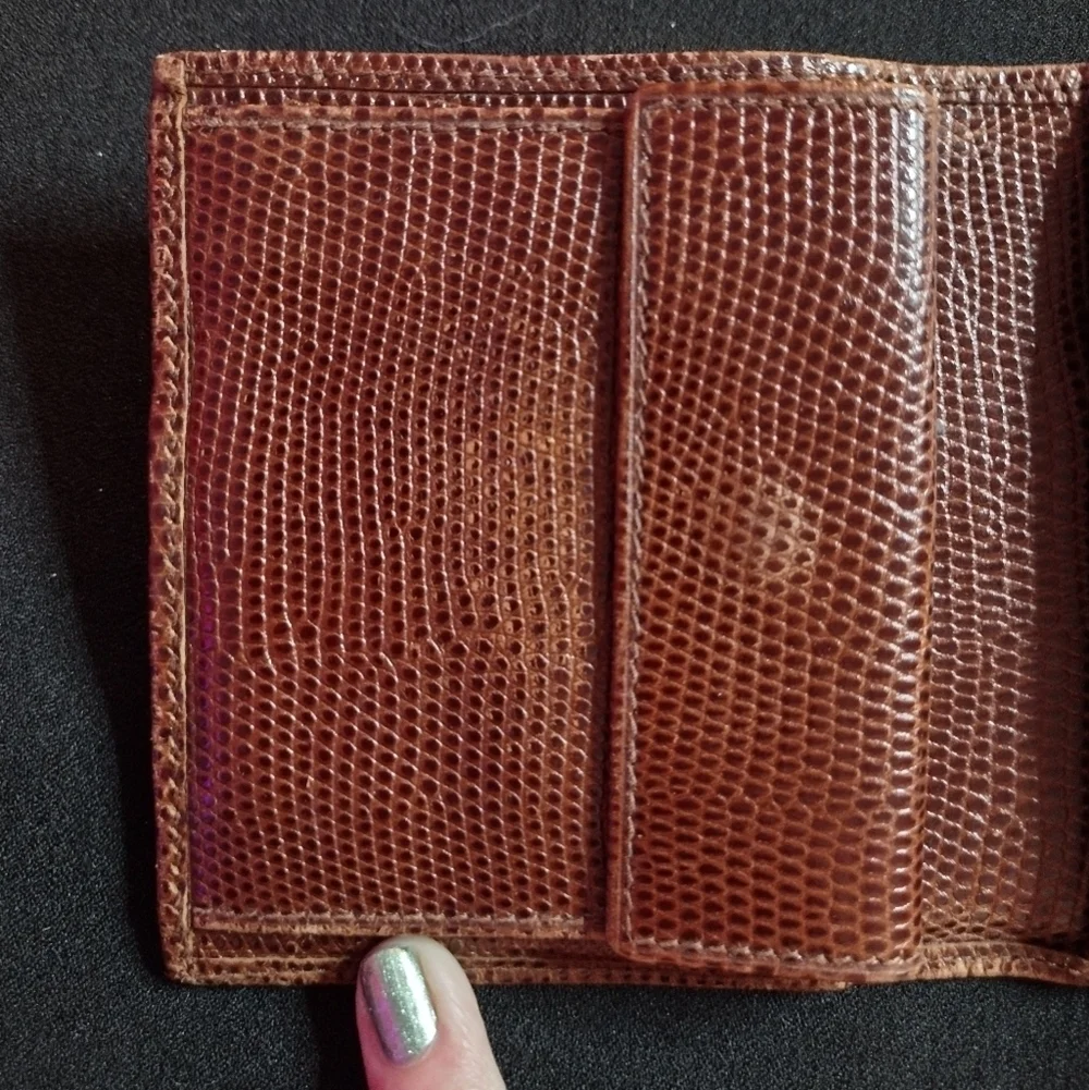 Salvatore Ferragamo Brown Leather Bi-fold Wallet